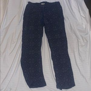 Navy Blue Roxy Stretch Pants